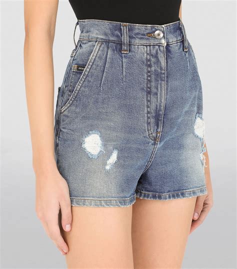 dolce and gabbana denim shorts